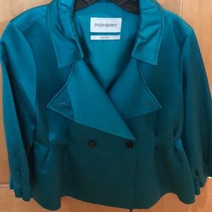 Yves St Laurant satin jacket